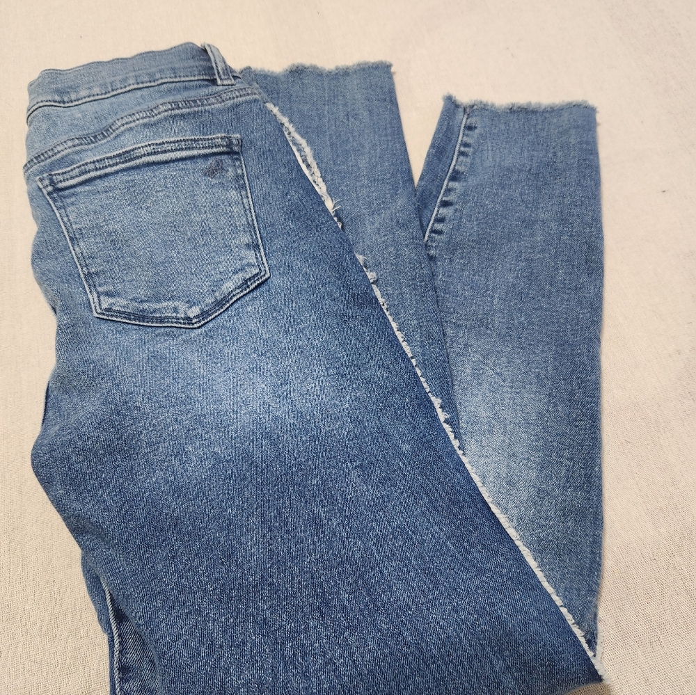DL1961 Fringe Blue Denim Jeans